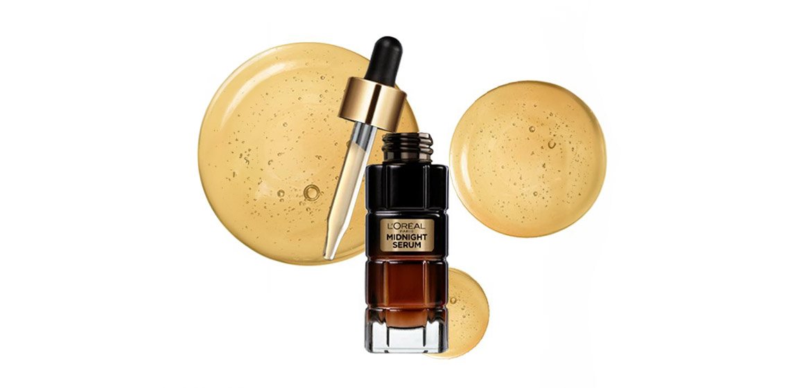 Detailaufnahme von L'Oréal Produkt Midgnight Serum